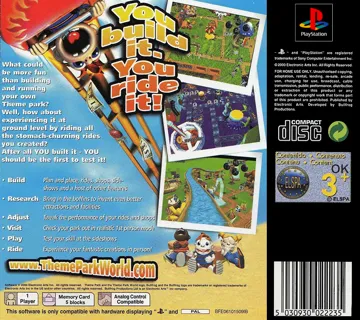 Theme Park World (JP) box cover back